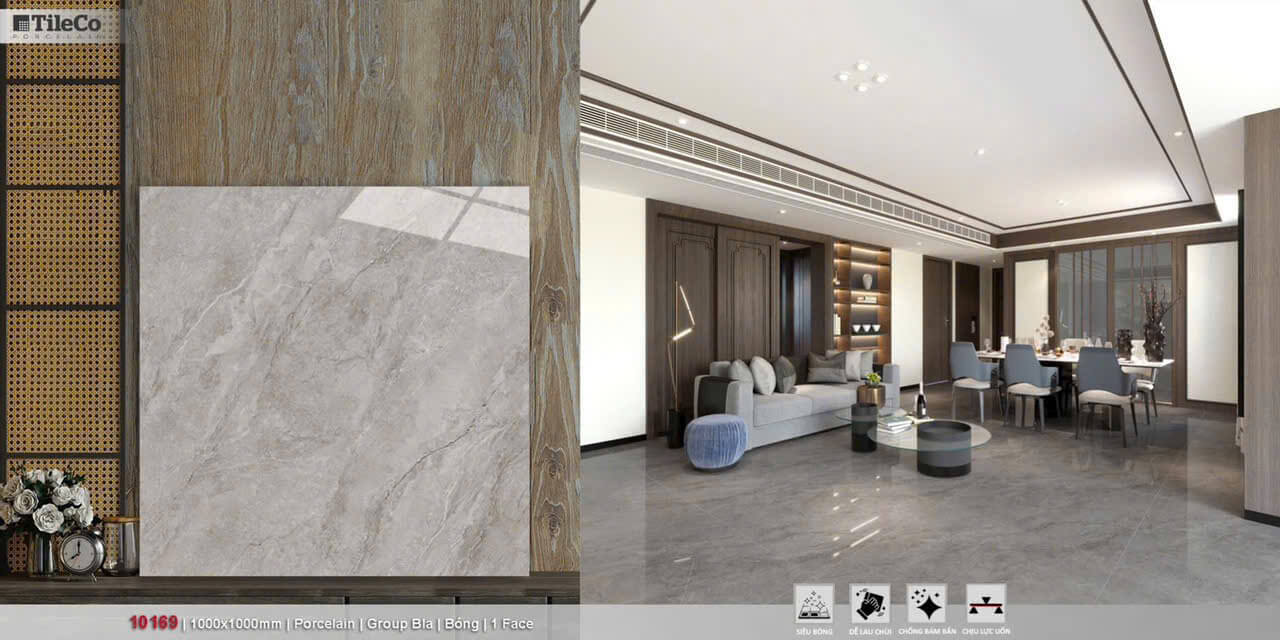 Gạch lát nền Xsmart 100X100cm 10169