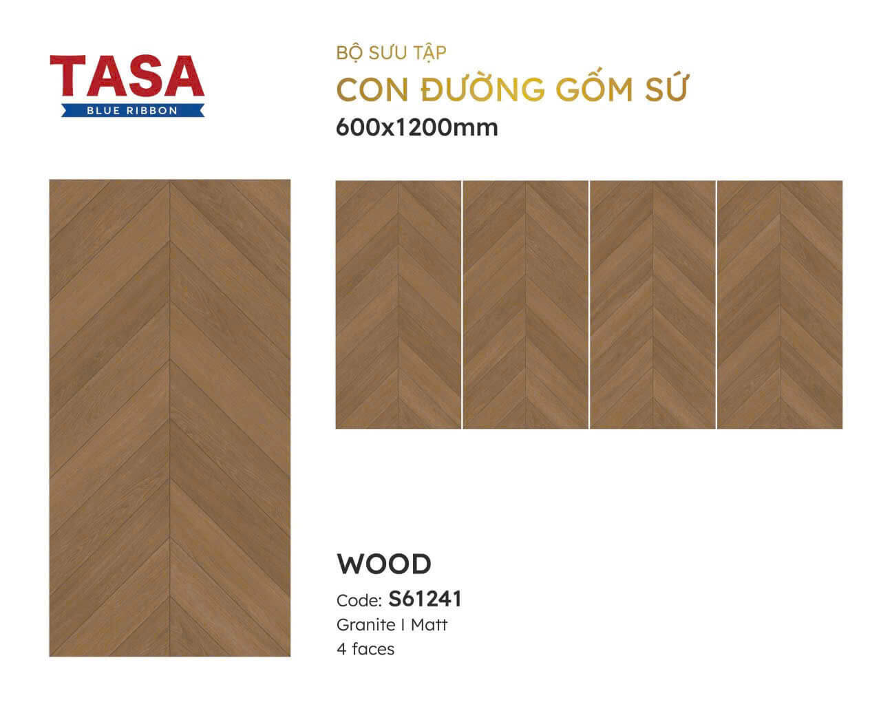 Gạch lát nền Tasa 60x120 S61241