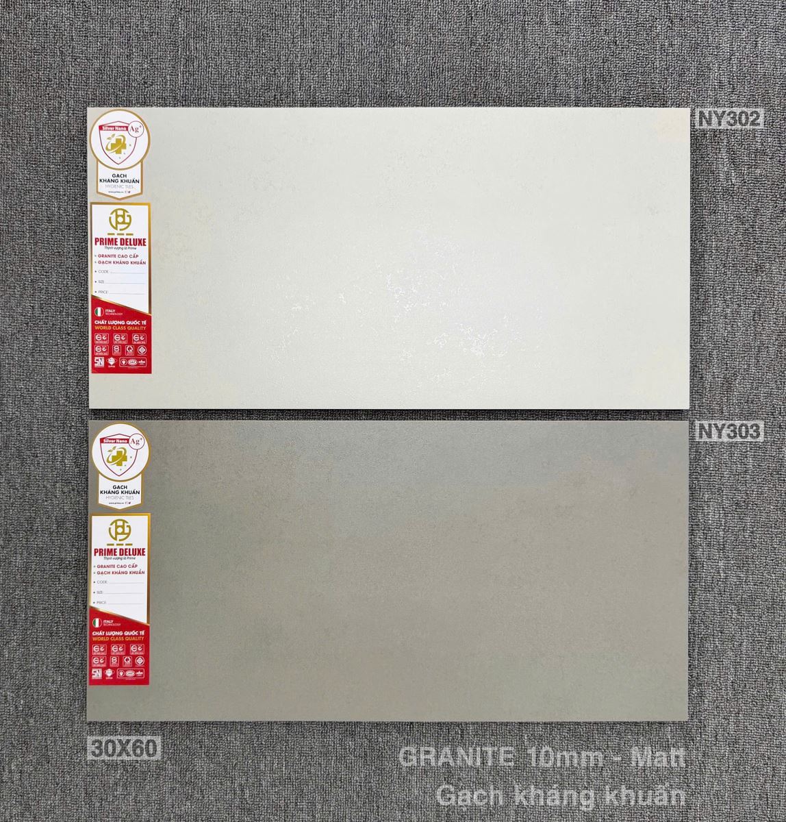 Gạch ốp lát Prime 30x60 Granite Kháng Khuẩn NY302-NY303