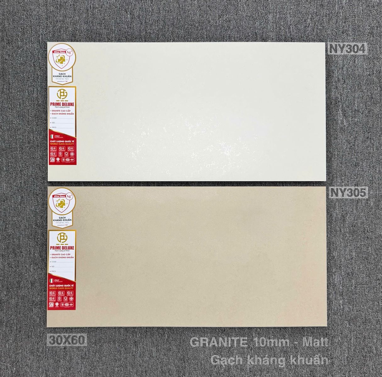 Gạch ốp lát Prime 30x60 Granite Kháng Khuẩn NY304-NY305