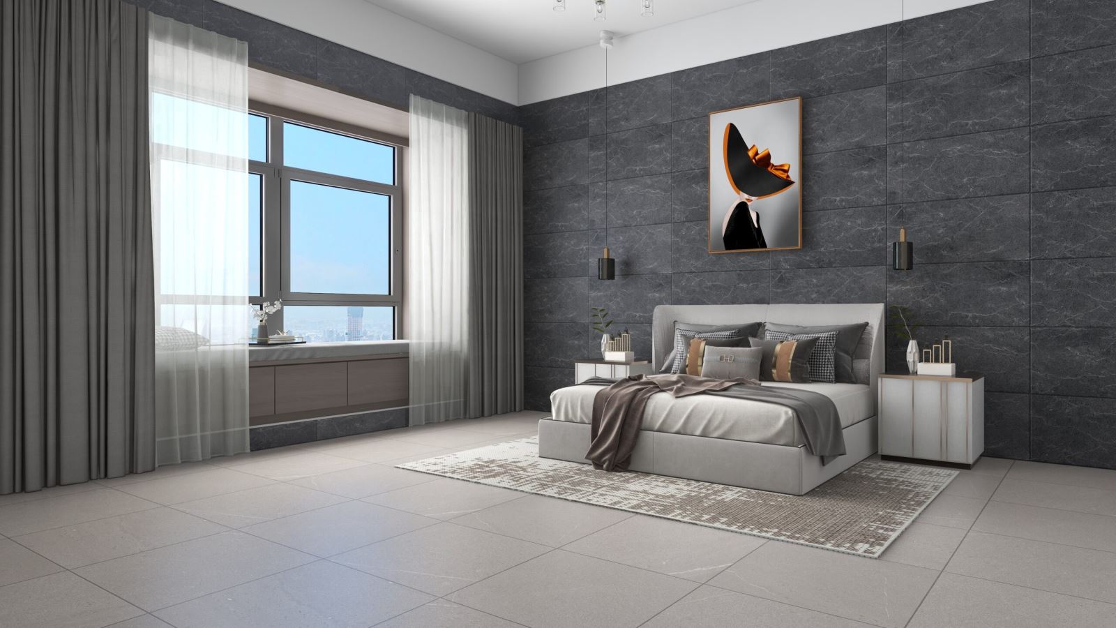 Gạch ốp lát 40x80 Apodio A48SB401 PC2