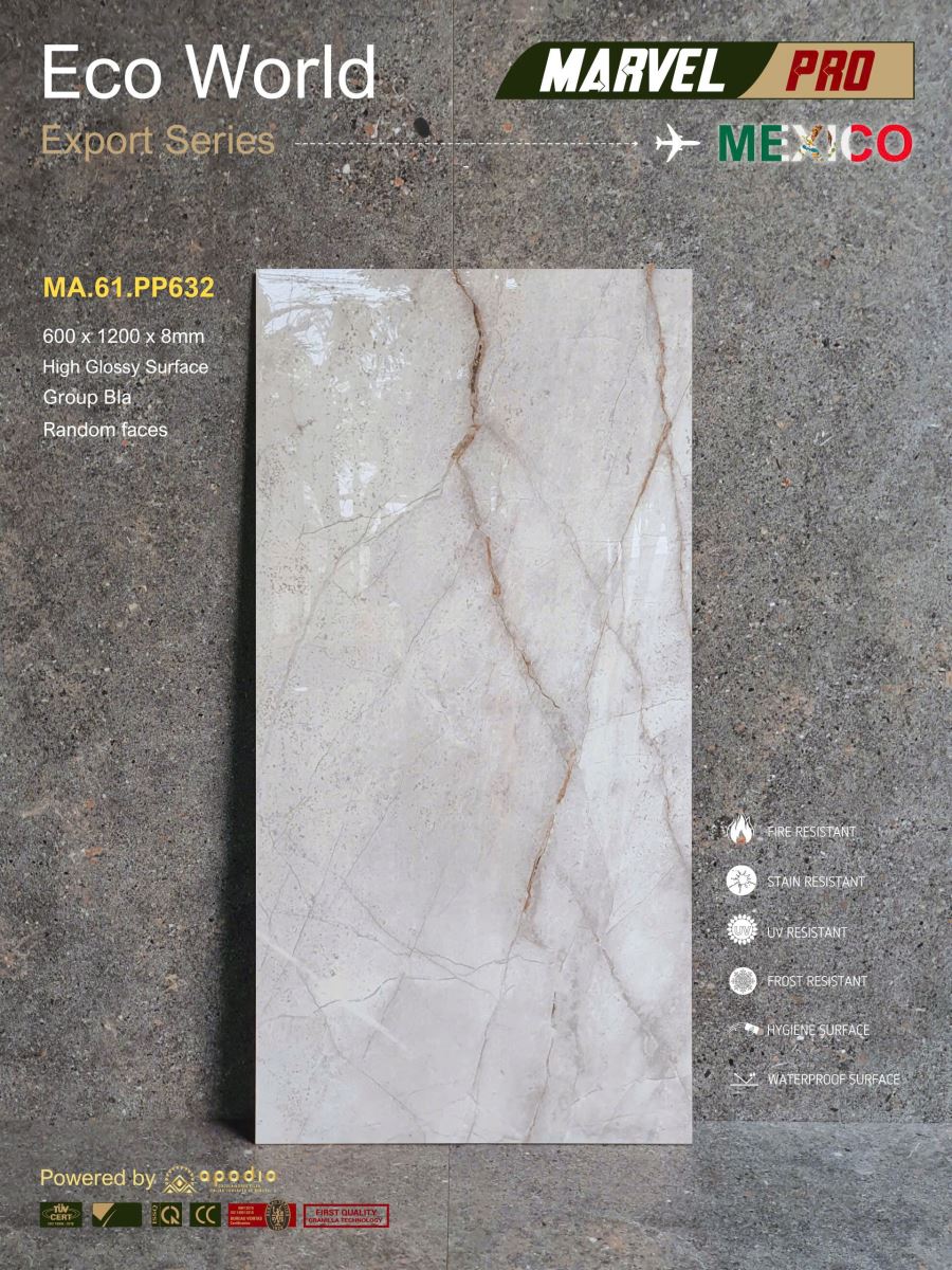 Gạch ốp lát 60x120 Apodio MA61PP632