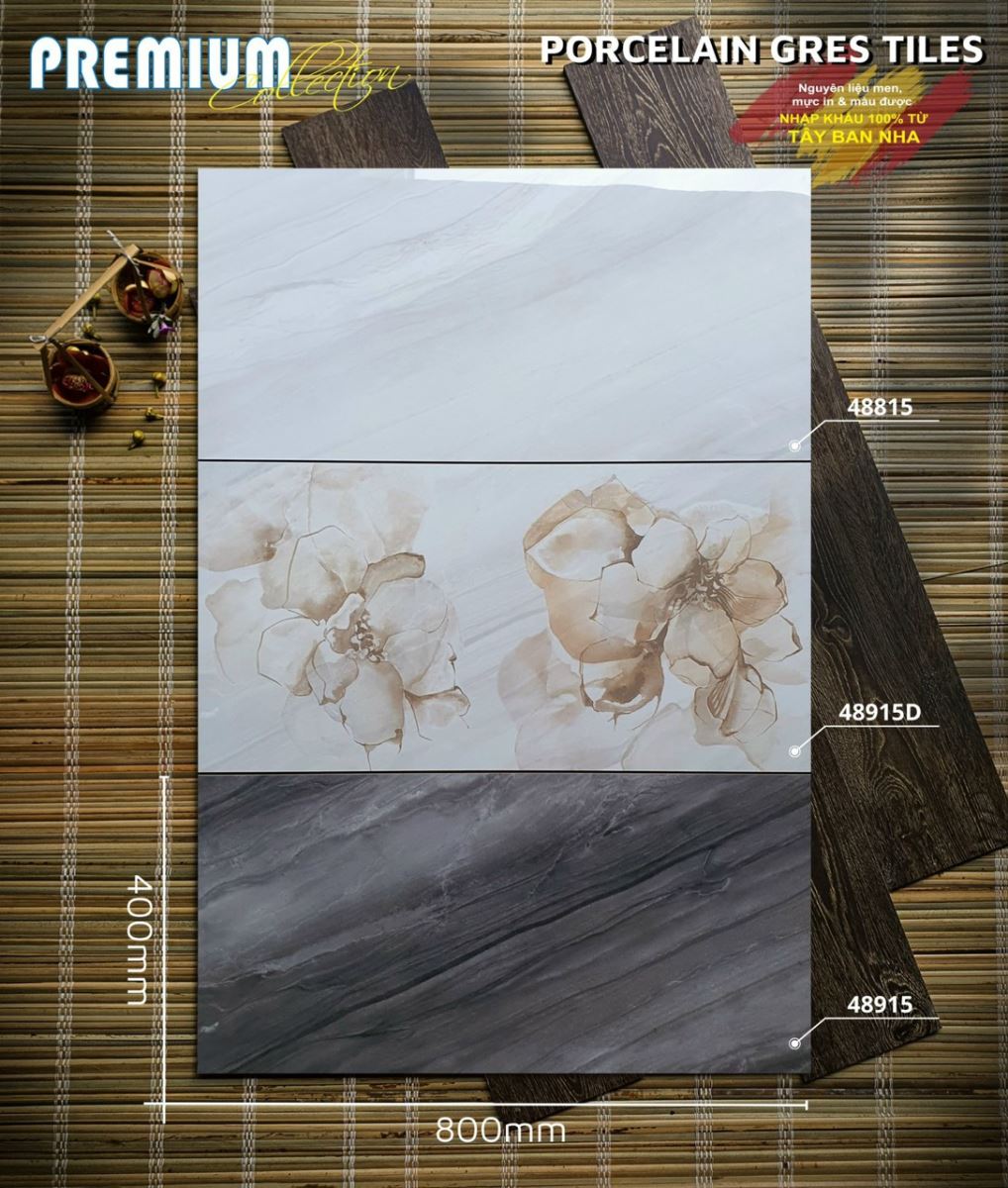 Gạch ốp lát 40x80 Apodio 48815 - 48915D - 48915