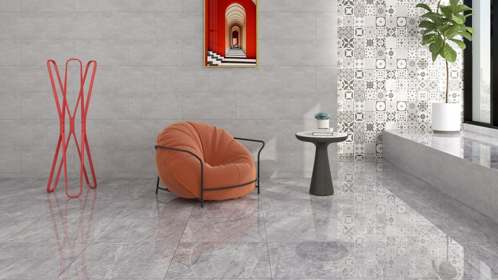 Gạch ốp lát 60x60 Apodio M66MG814 5