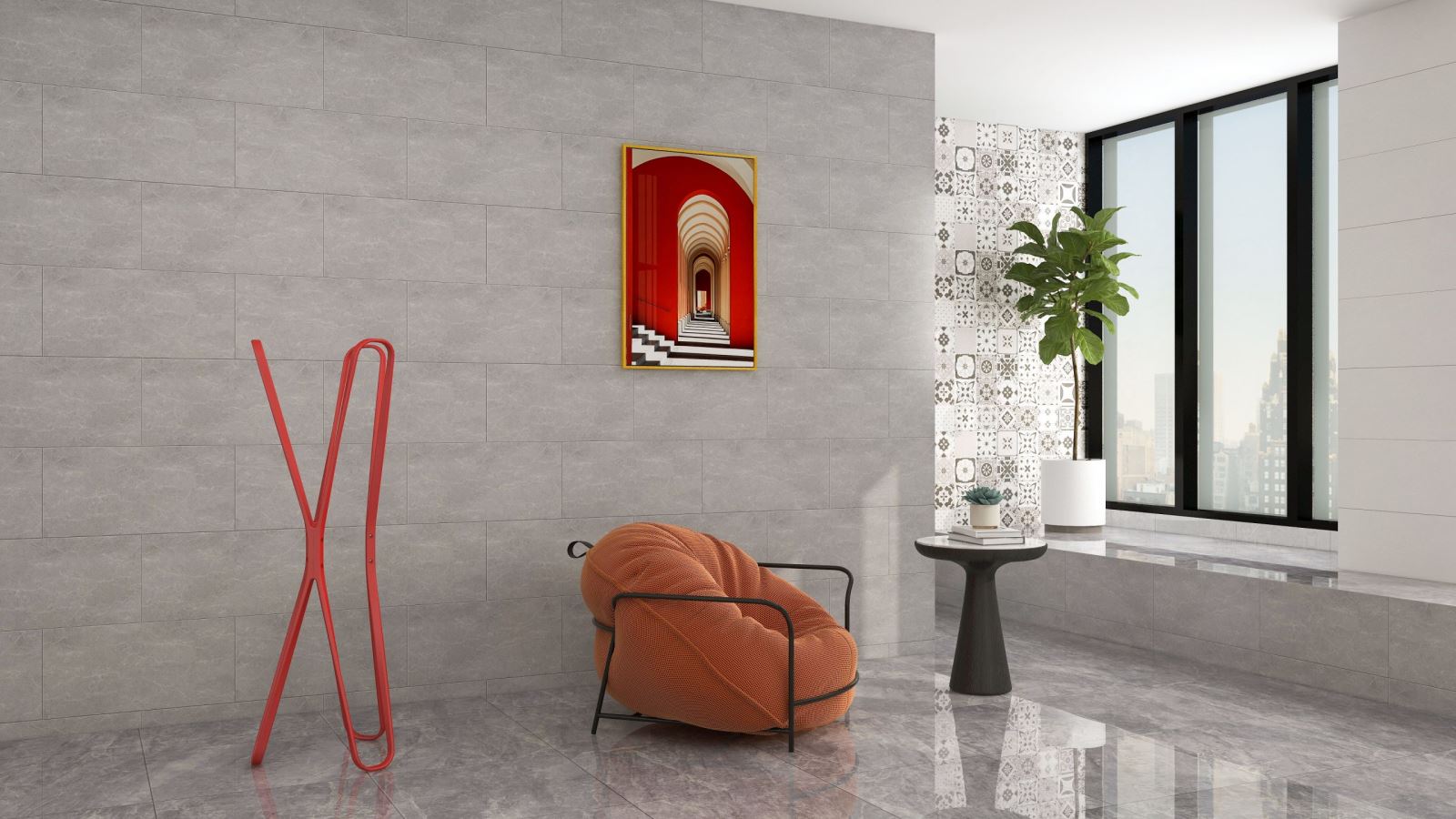Gạch ốp lát 60x60 Apodio M66MG814 6