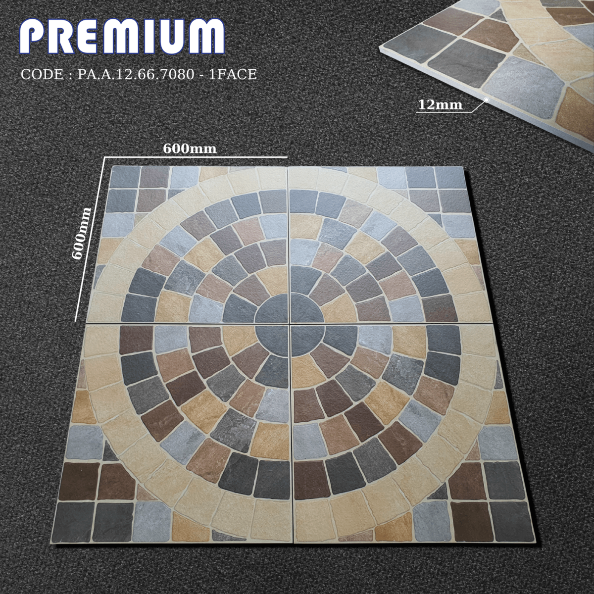Gạch ốp lát 60x60 Apodio PAA12667080 4