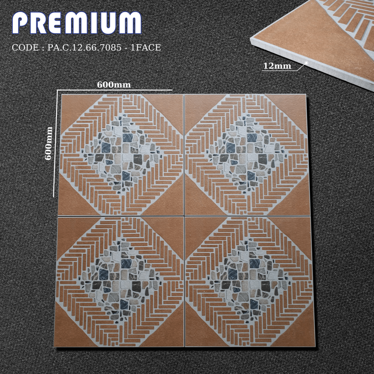 Gạch ốp lát 60x60 Apodio PAC12667085 3