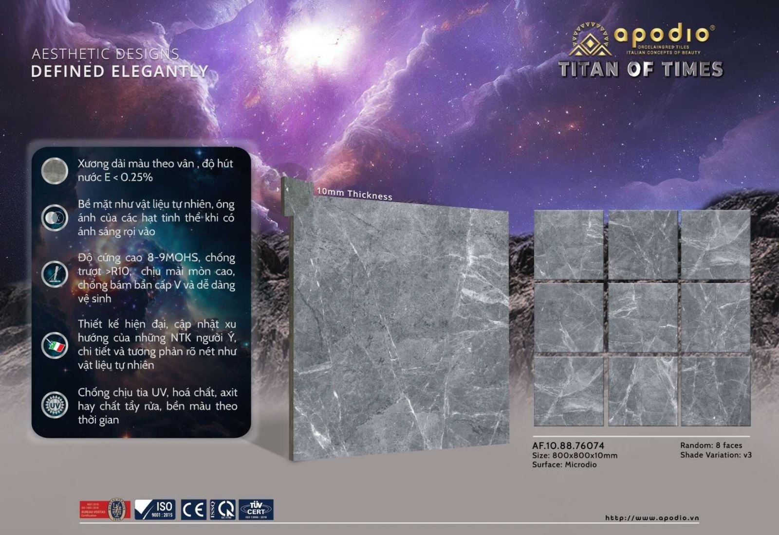 Gạch ốp lát 80x80 Apodio AF108876074 tt2