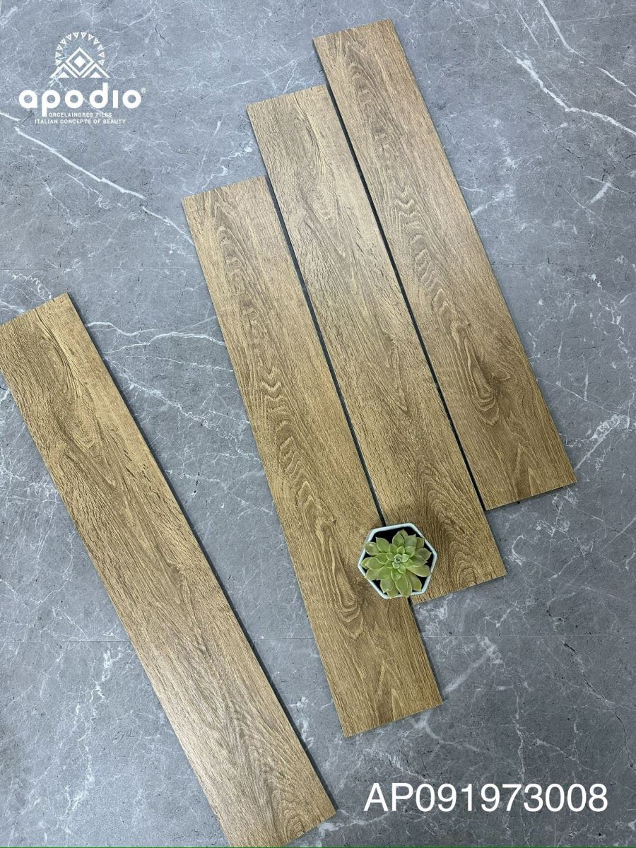 Gạch ốp lát vân gỗ 15x90 Apodio AP091973008