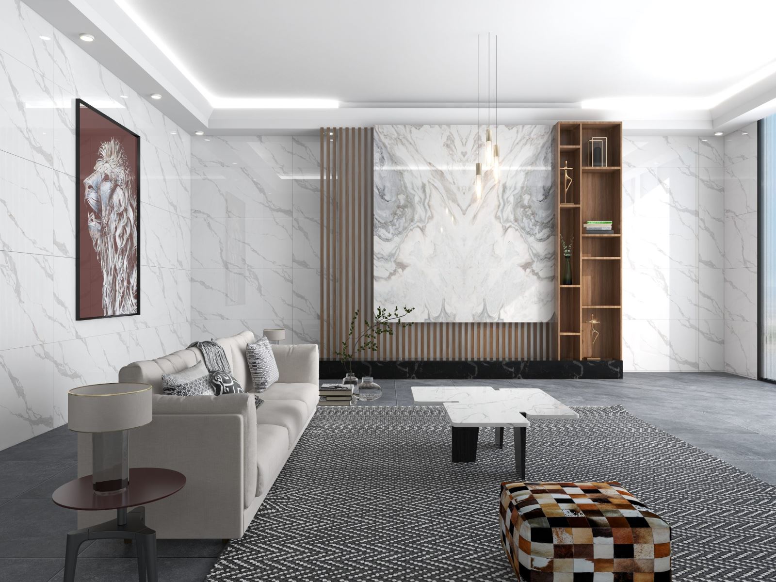 Gạch ốp lát 30x60 Apodio CG813 - CG813D 5