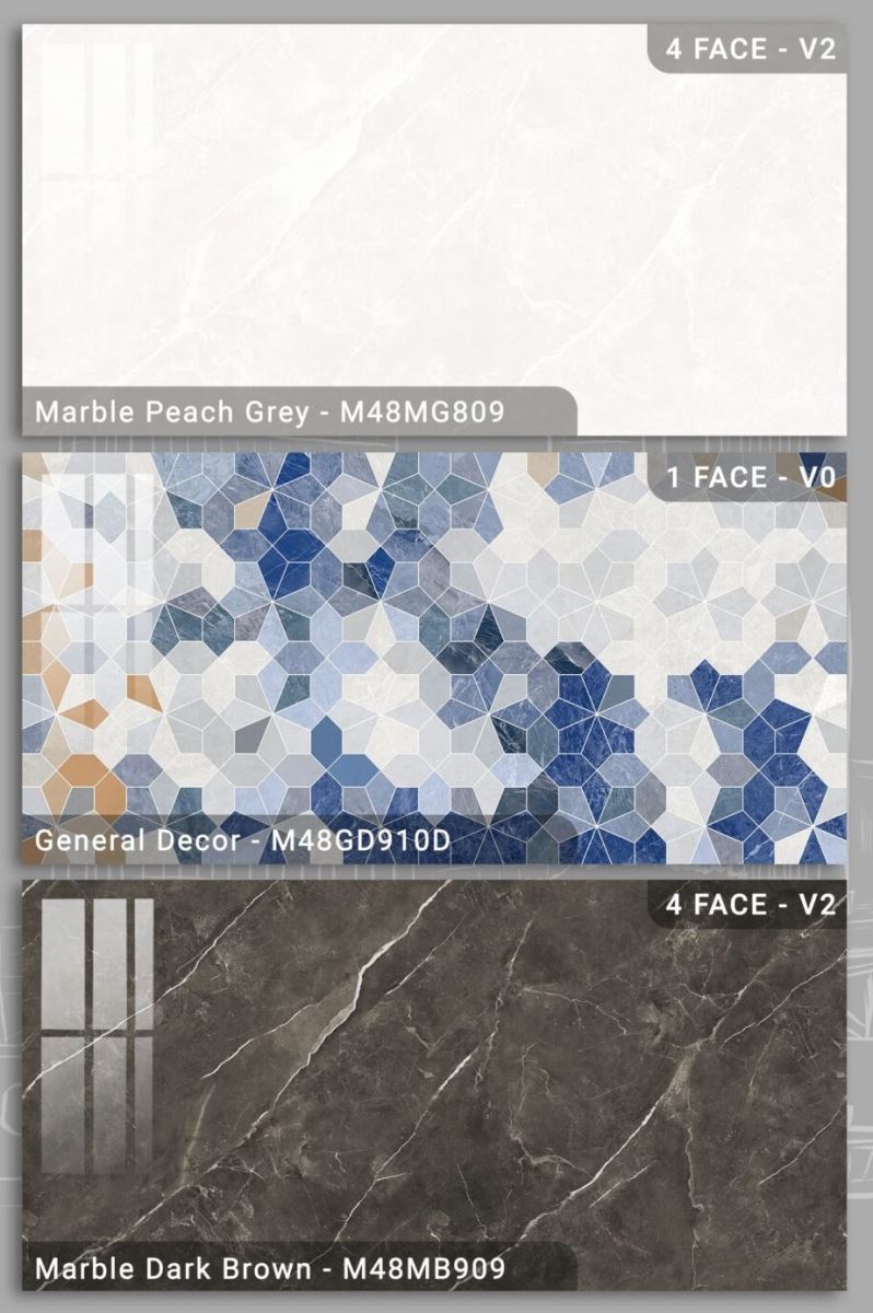 Gạch ốp lát 40x80 Apodio M48MG809 - M48GD910D - M48MB909