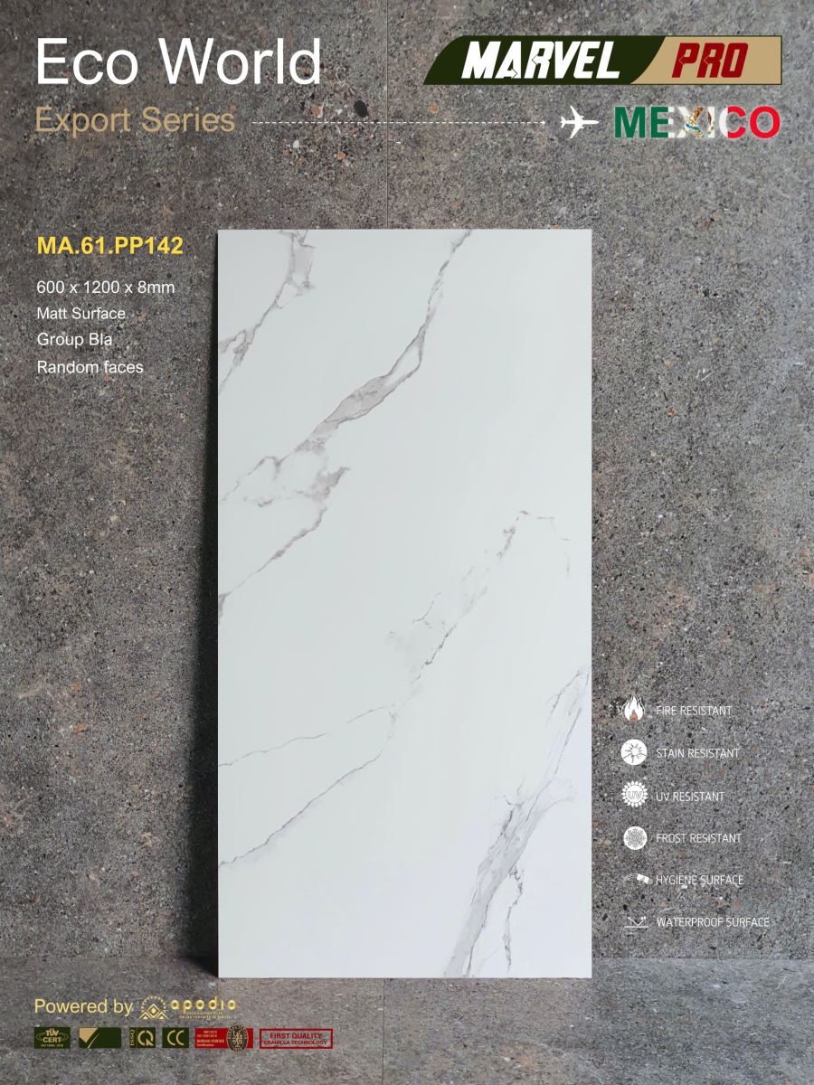 Gạch ốp lát 60x120 Apodio MA61PP142