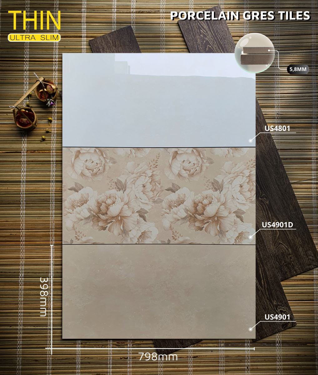 Gạch ốp lát 40x80 Apodio US4801 - US4901D - US4901