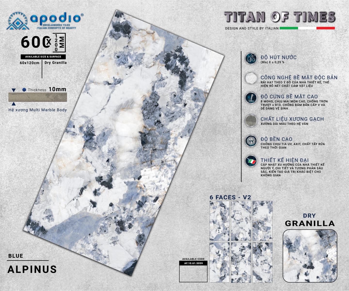 Gạch ốp lát 60x120 Apodio AF10615059 tt2