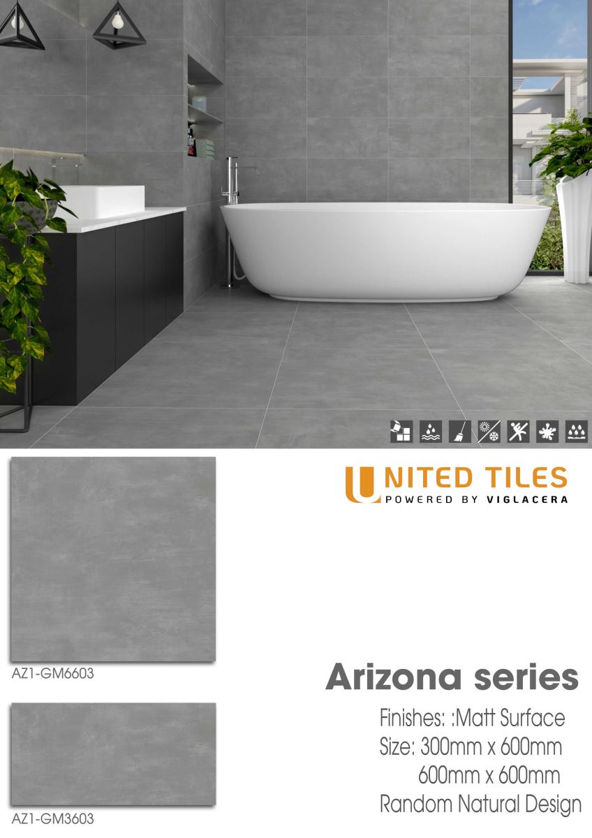 Gạch ốp lát 60x60 Viglacera Arizona AZ1-GM6603 7