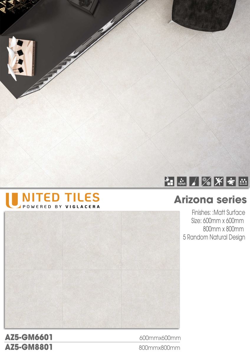 Gạch ốp lát 60x60 Viglacera Arizona AZ5-GM6601 7