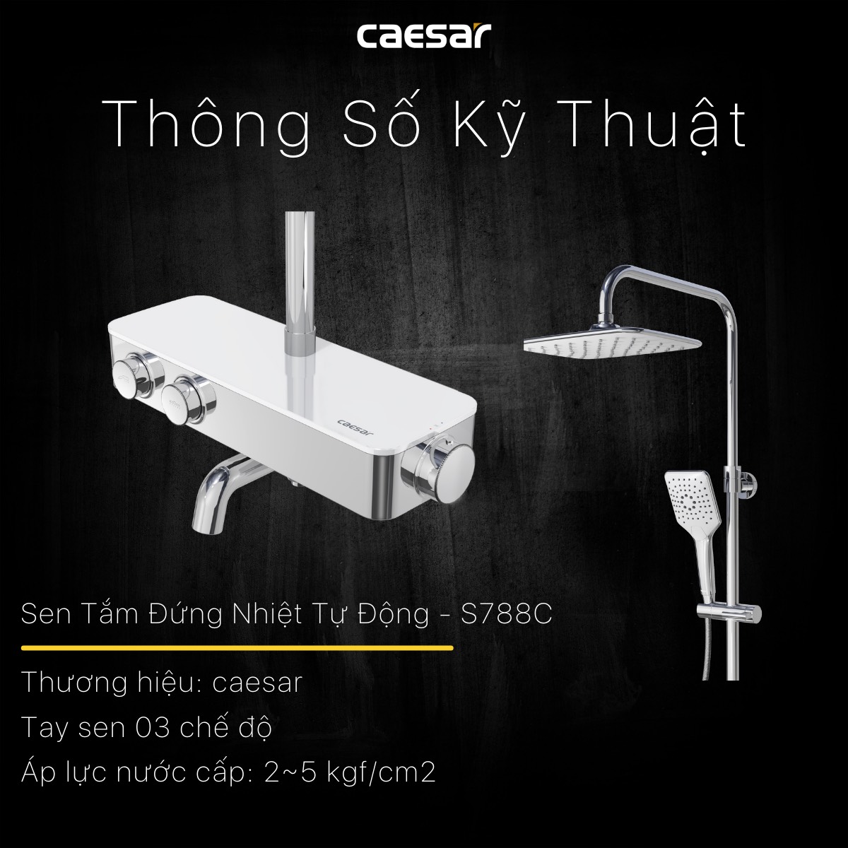 Sen Cây Nhiệt Độ Caesar S788C 12