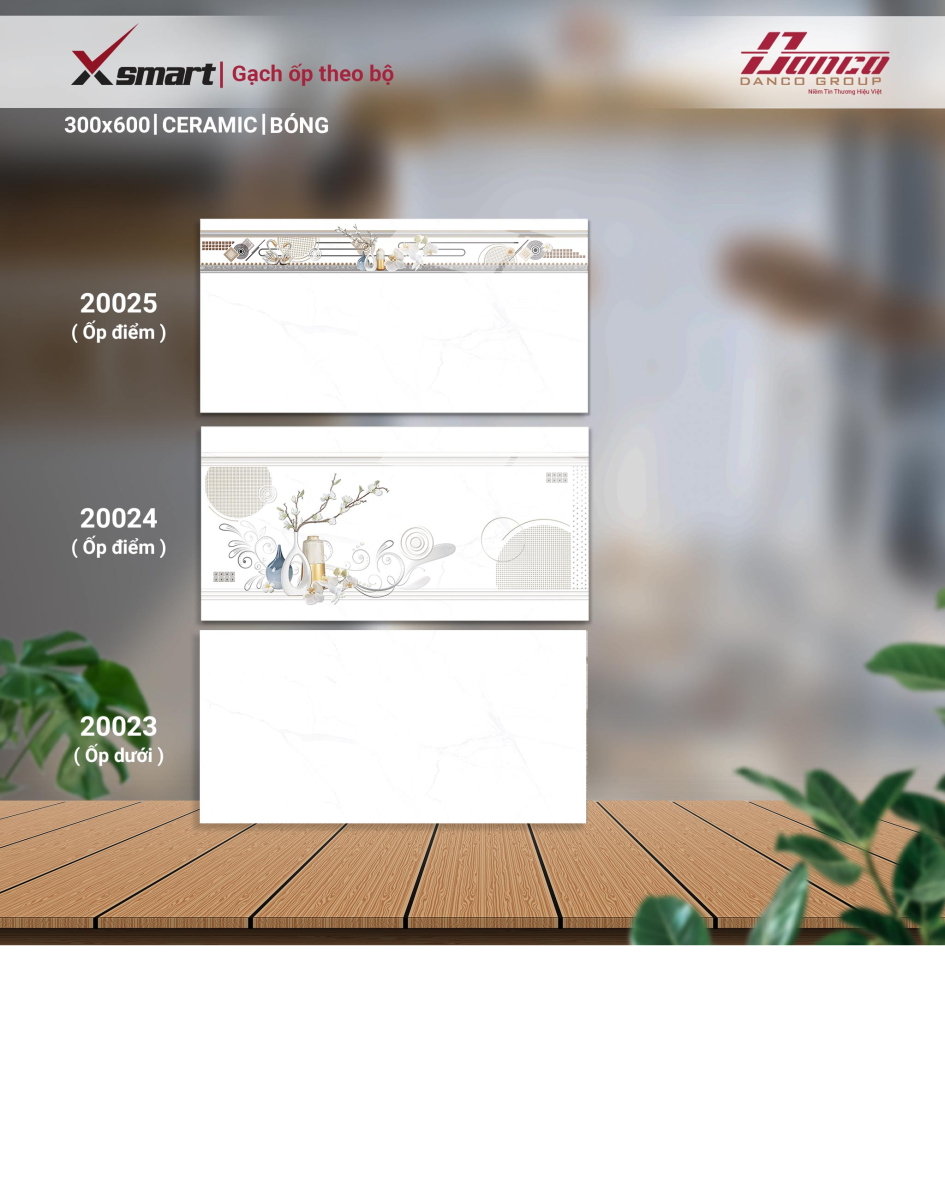 Gạch ốp tường Catalan 20023 - 20024 - 20025