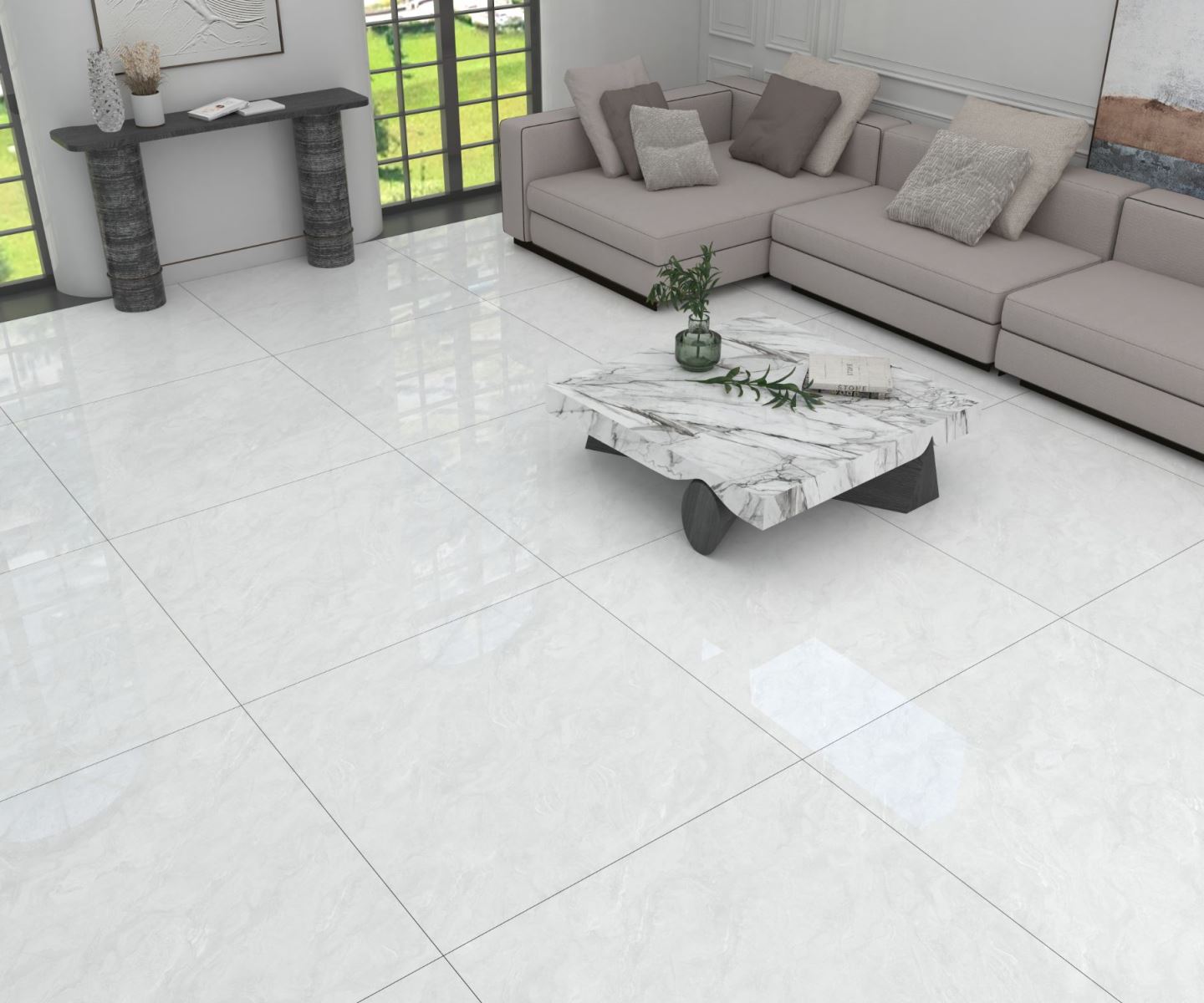 Gạch Đồng Tâm 100x100 kháng khuẩn 100DONGVAN001-FP-H+ 3