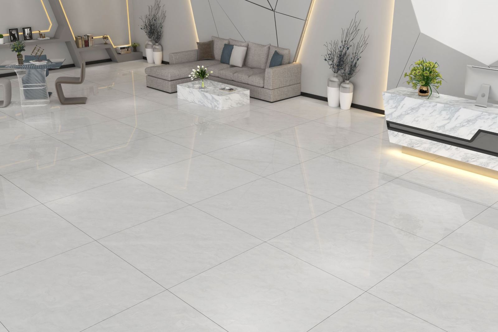 Gạch Đồng Tâm 100x100 kháng khuẩn 100DONGVAN001-FP-H+ 4