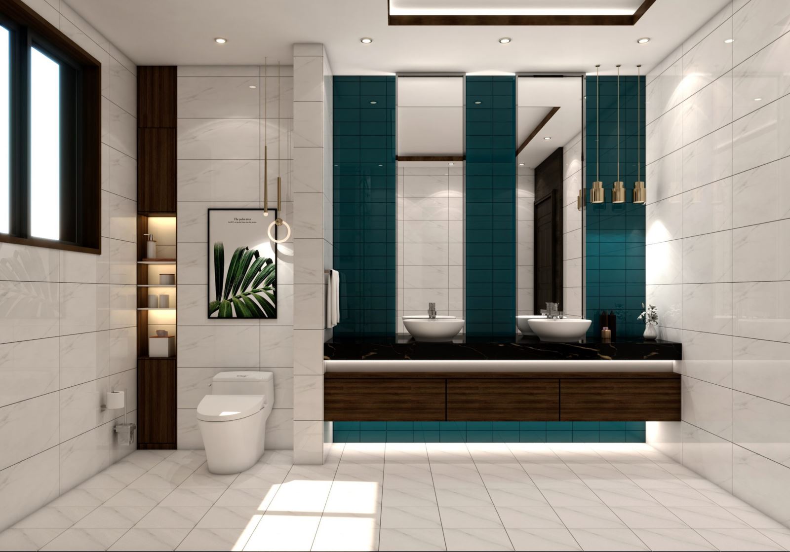 Gạch Đồng Tâm 30x60 Ceramic 3060CARARAS001 2