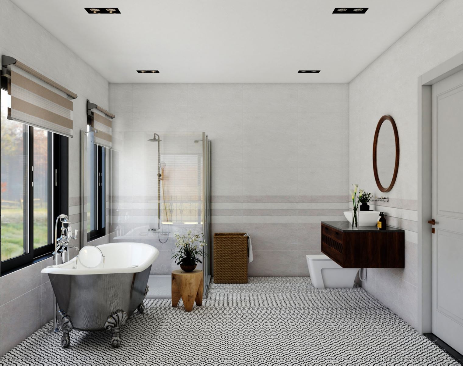 Gạch Đồng Tâm 40x80 Ceramic kháng khuẩn 4080FAME001-H+ 6