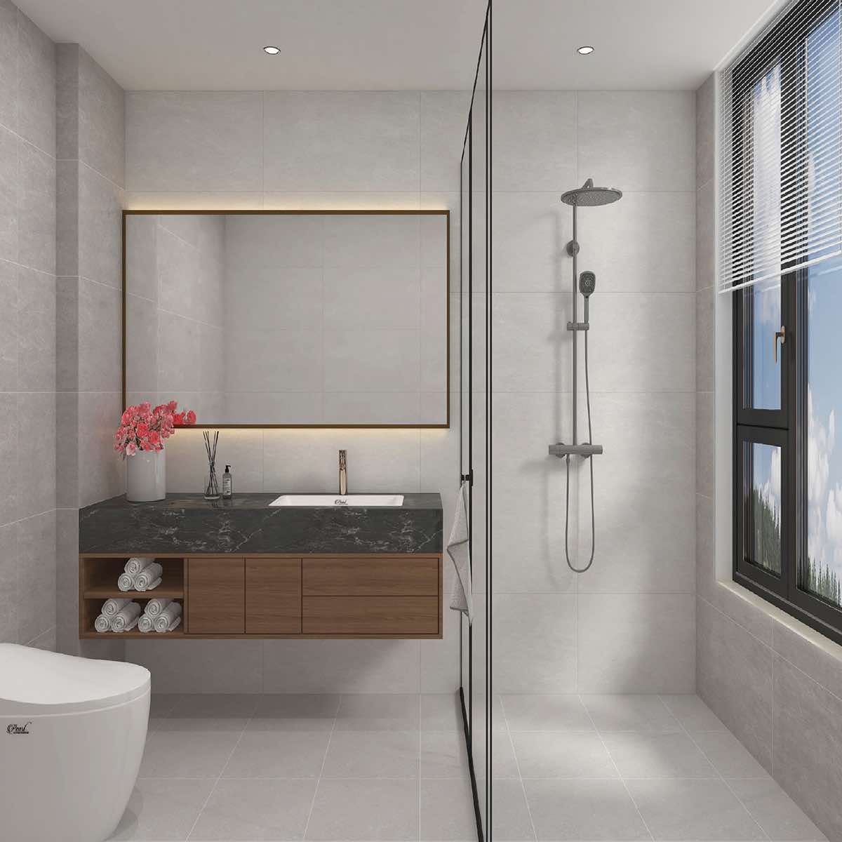 Gạch Đồng Tâm 40x80 Ceramic kháng khuẩn 4080FAME001-H+ 2