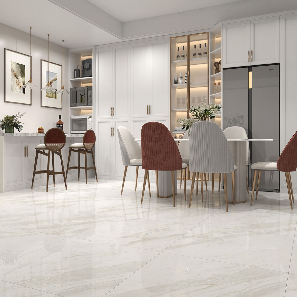 Gạch Đồng Tâm 80x80 kháng khuẩn 8080CARARAS003-FP-H+ 6