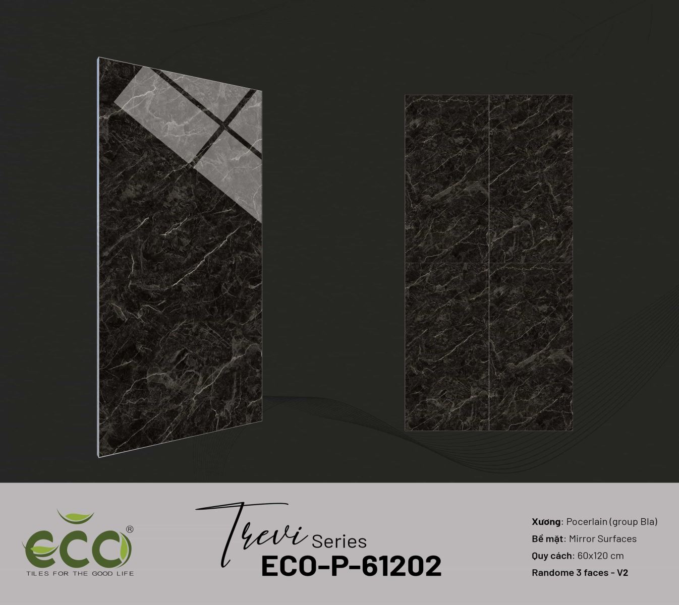 Gạch ốp lát 60x120 Ecotiles ECO-P-61202