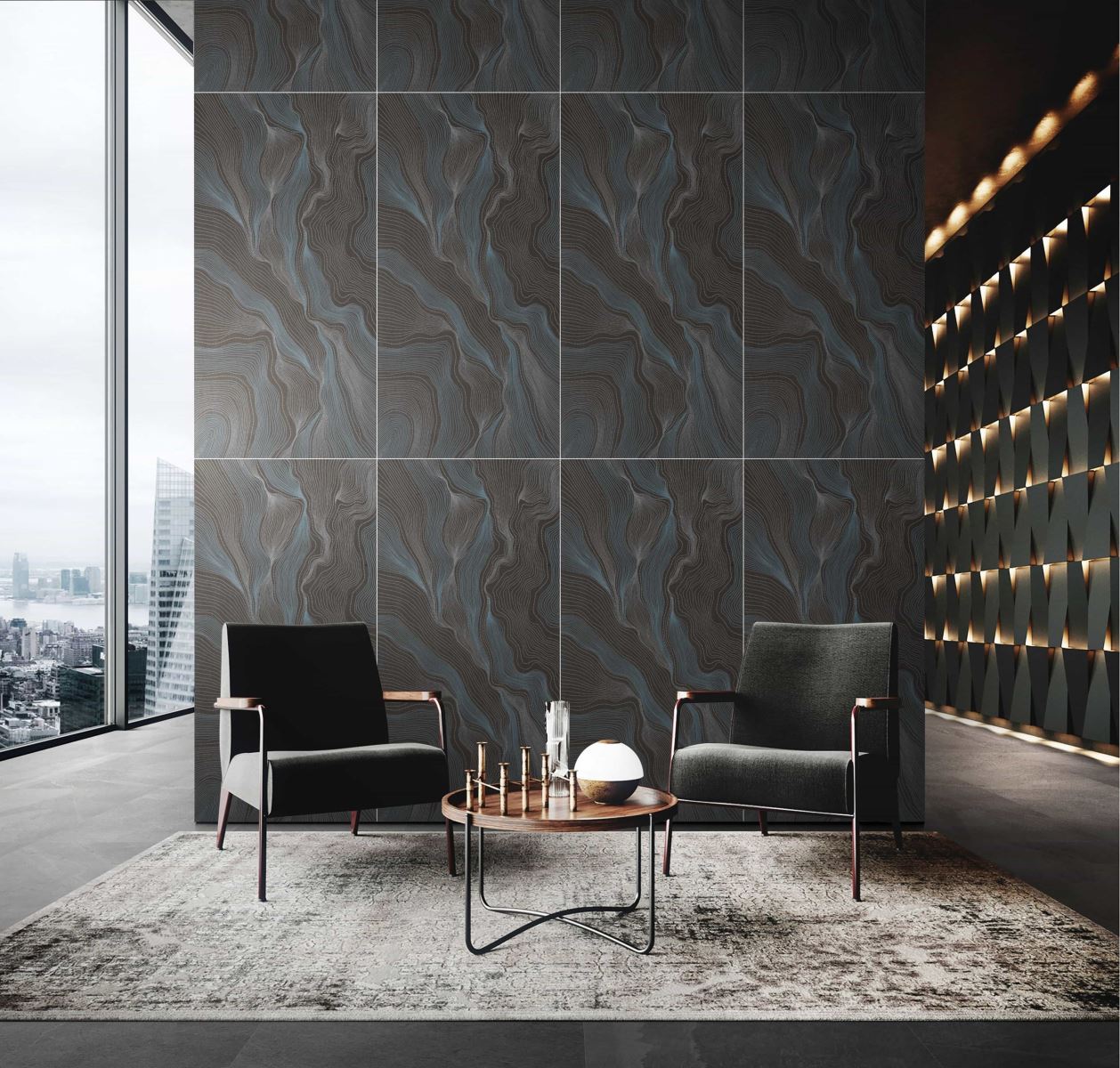 Gạch trang trí 60x120 Ecotiles RIVER K01268327HBH-1 pc