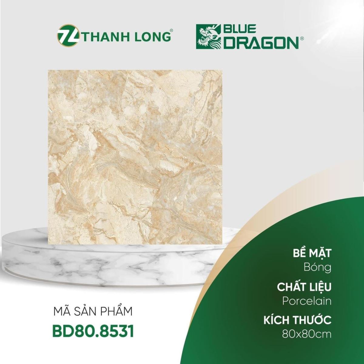 Gạch lát nền BlueDragon 80x80 8531