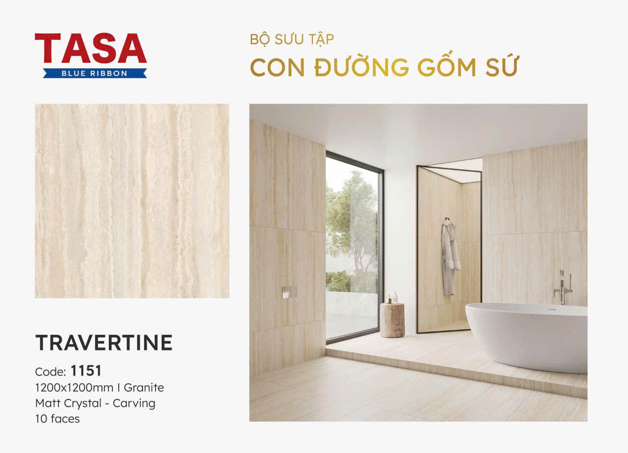 Gạch lát nền Tasa 120x120cm 01.TBR120.1151
