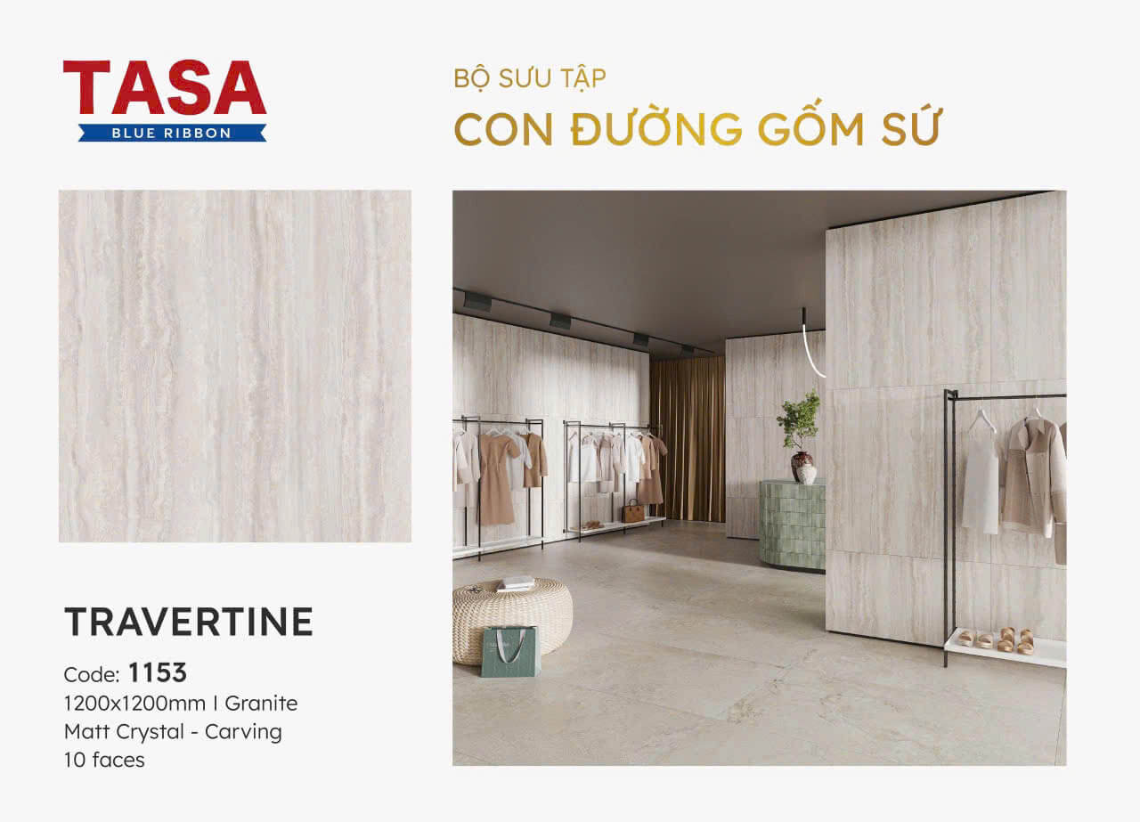 Gạch lát nền Tasa 120x120cm 01.TBR120.1153