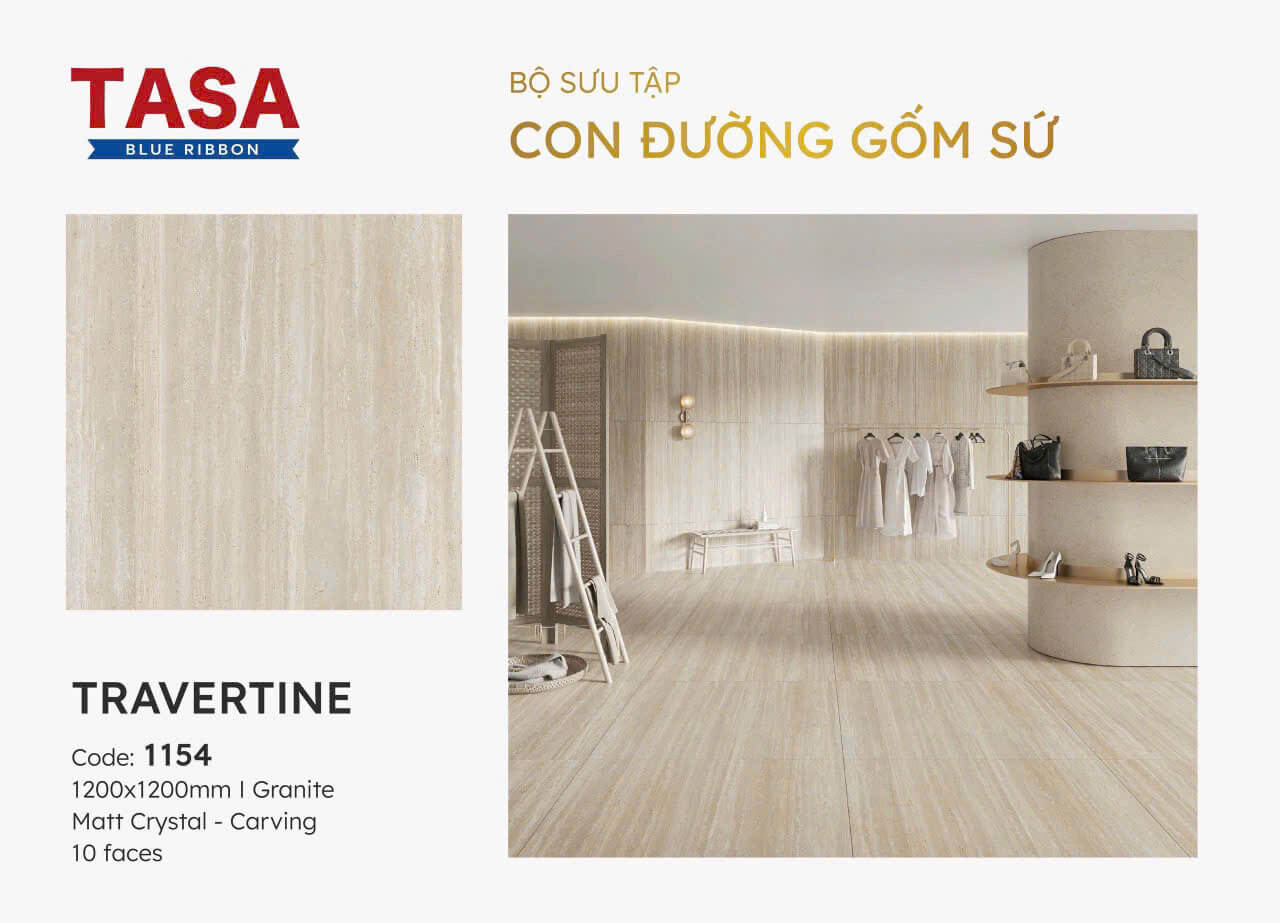 Gạch lát nền Tasa 120x120cm 01.TBR120.1154