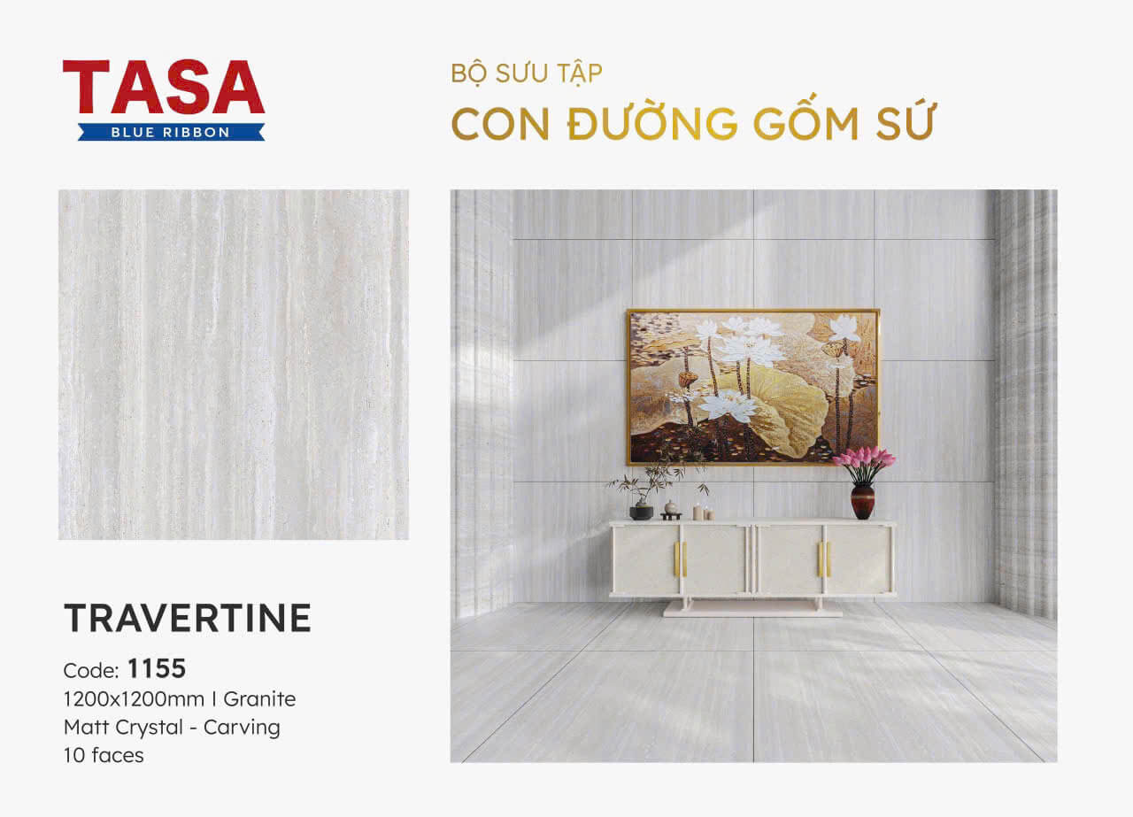 Gạch lát nền Tasa 120x120cm 01.TBR120.1155