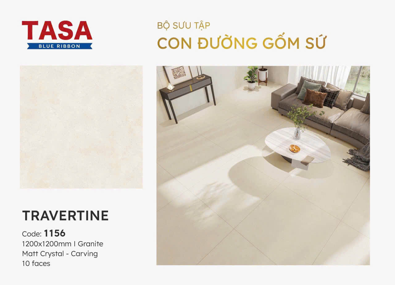 Gạch lát nền Tasa 120x120cm 01.TBR120.1156