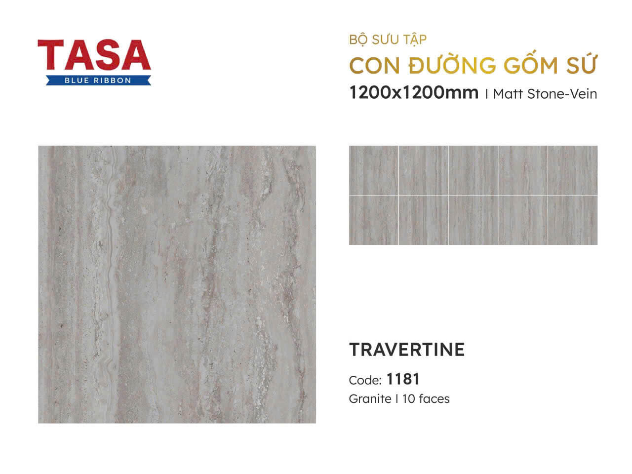 Gạch lát nền Tasa 120x120cm 01.TBR120.1181