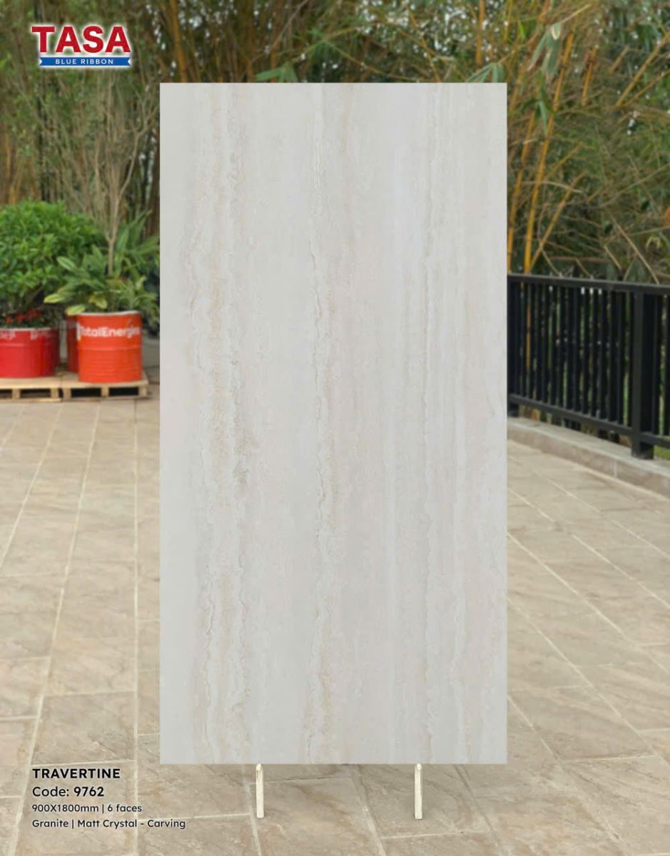 Gạch lát nền Tasa 90X180 9762 Travertine