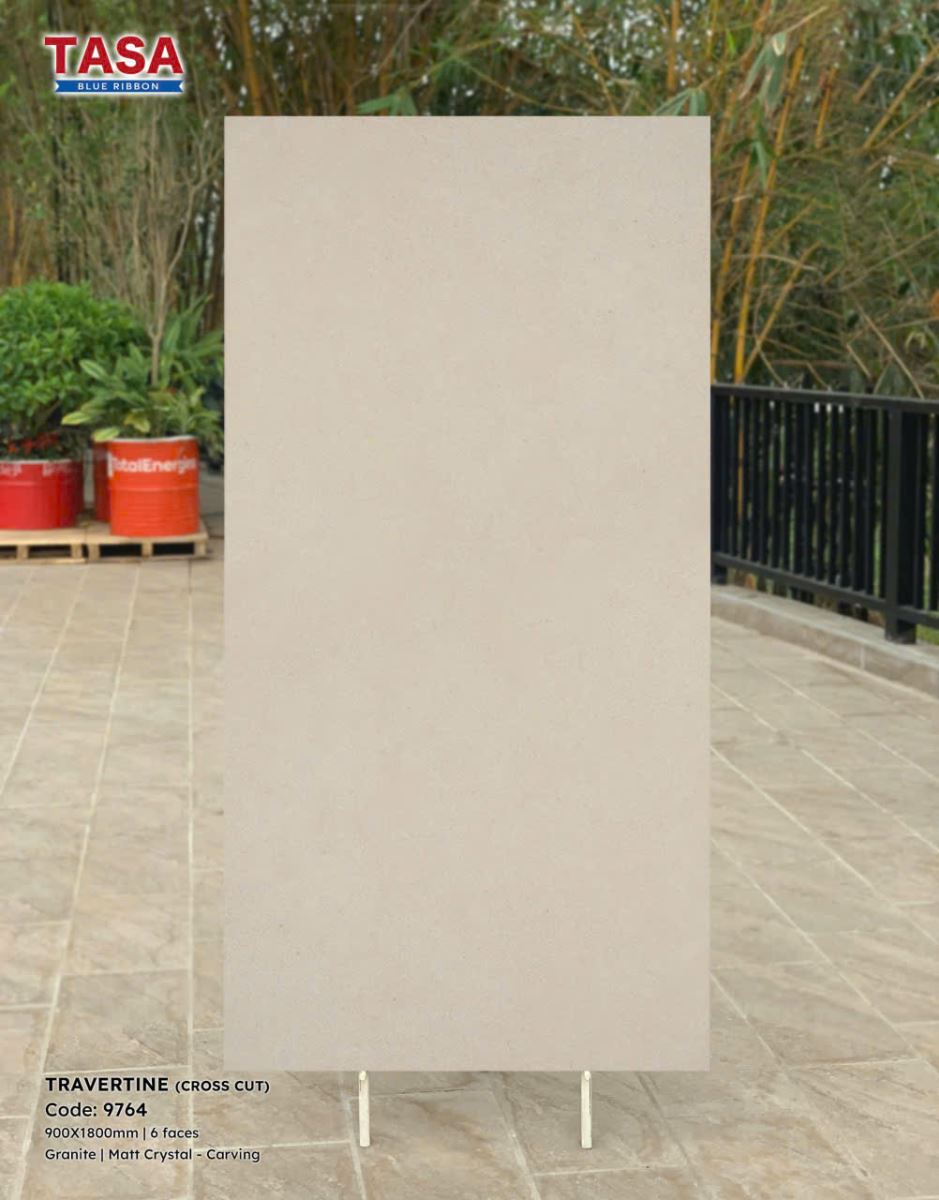 Gạch lát nền Tasa 90X180 9764 Travertine
