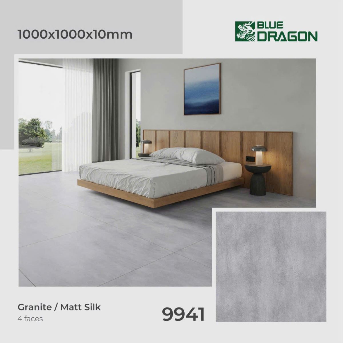 Gạch lát nền BlueDragon 100x100cm 9941