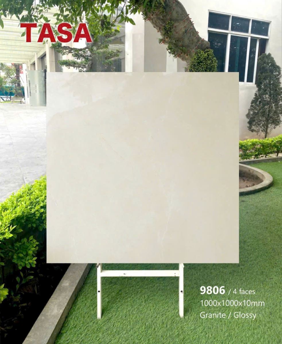 Gạch lát nền Tasa 100x100 9806 bóng kính