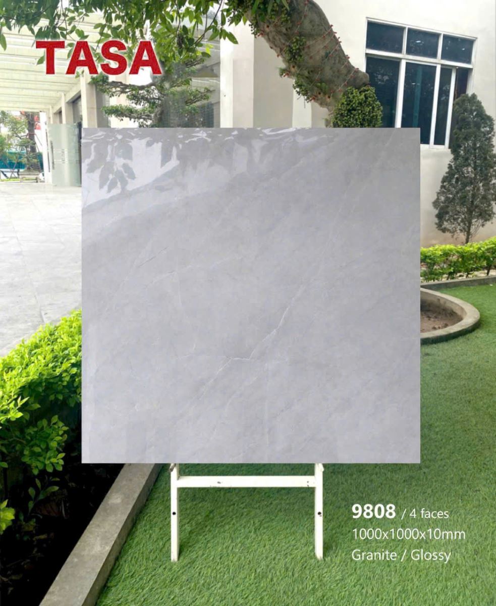 Gạch lát nền Tasa 100x100 9808 bóng kính
