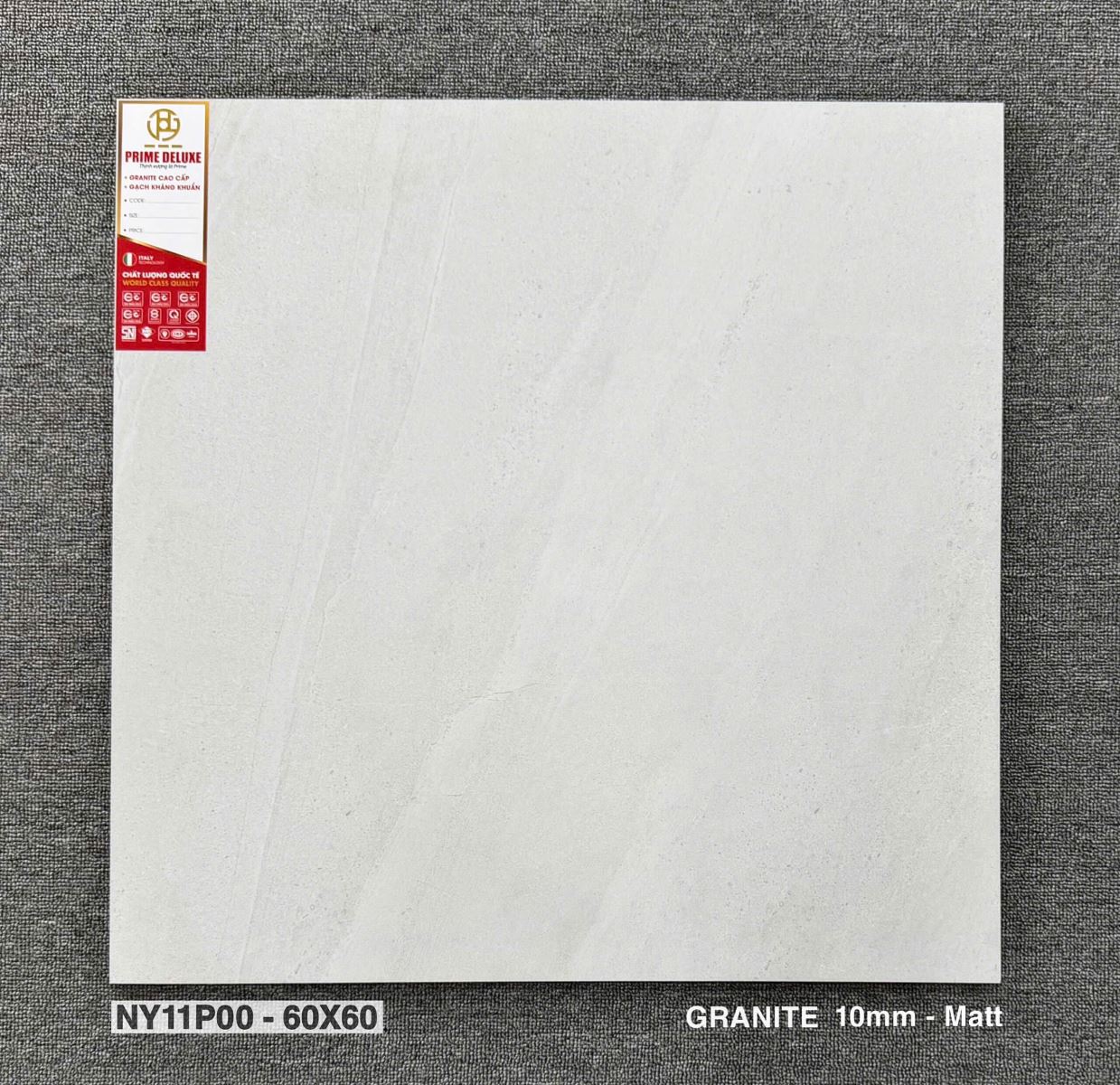 Gạch ốp lát Prime 60x60 Granite Kháng Khuẩn NY11P00