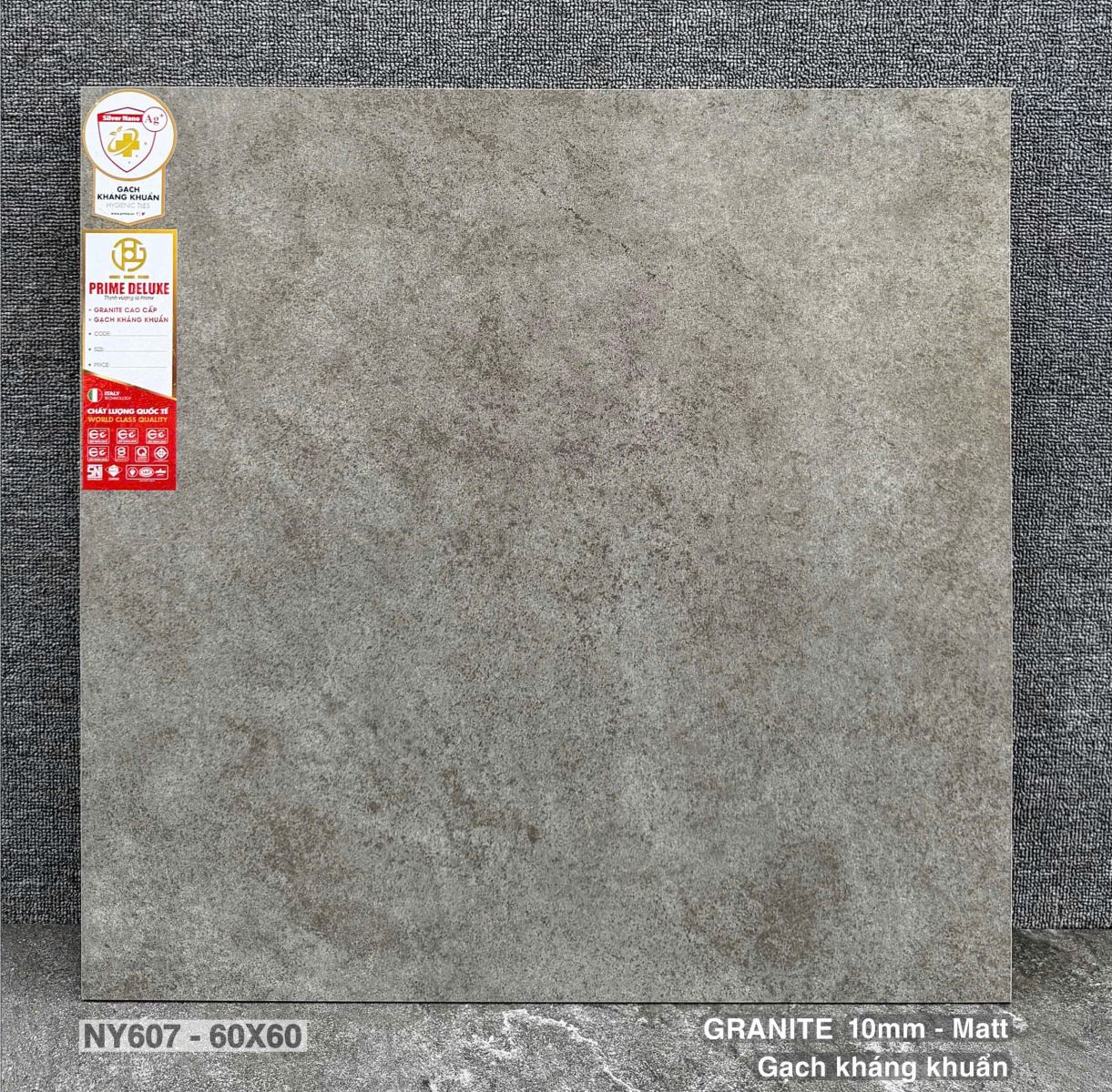 Gạch ốp lát Prime 60x60 Granite Kháng Khuẩn NY607