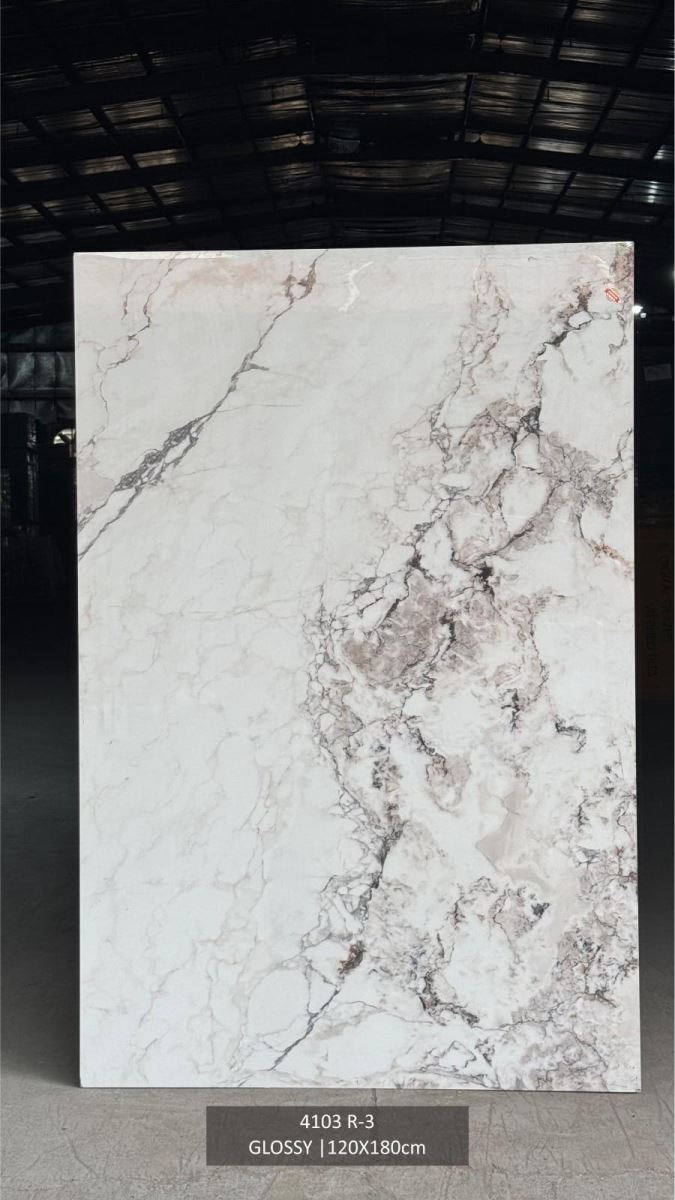 Gạch Ấn Độ 120x180 Niomi White MTH 4103 2
