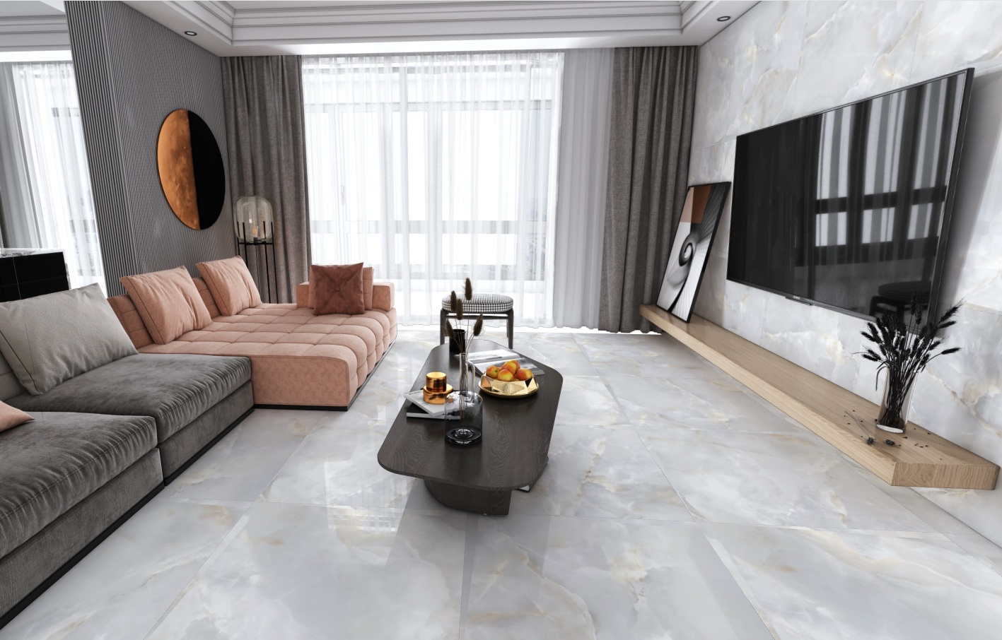 Gạch Ấn Độ 100x100 Dexter Dove MTH 7104 8