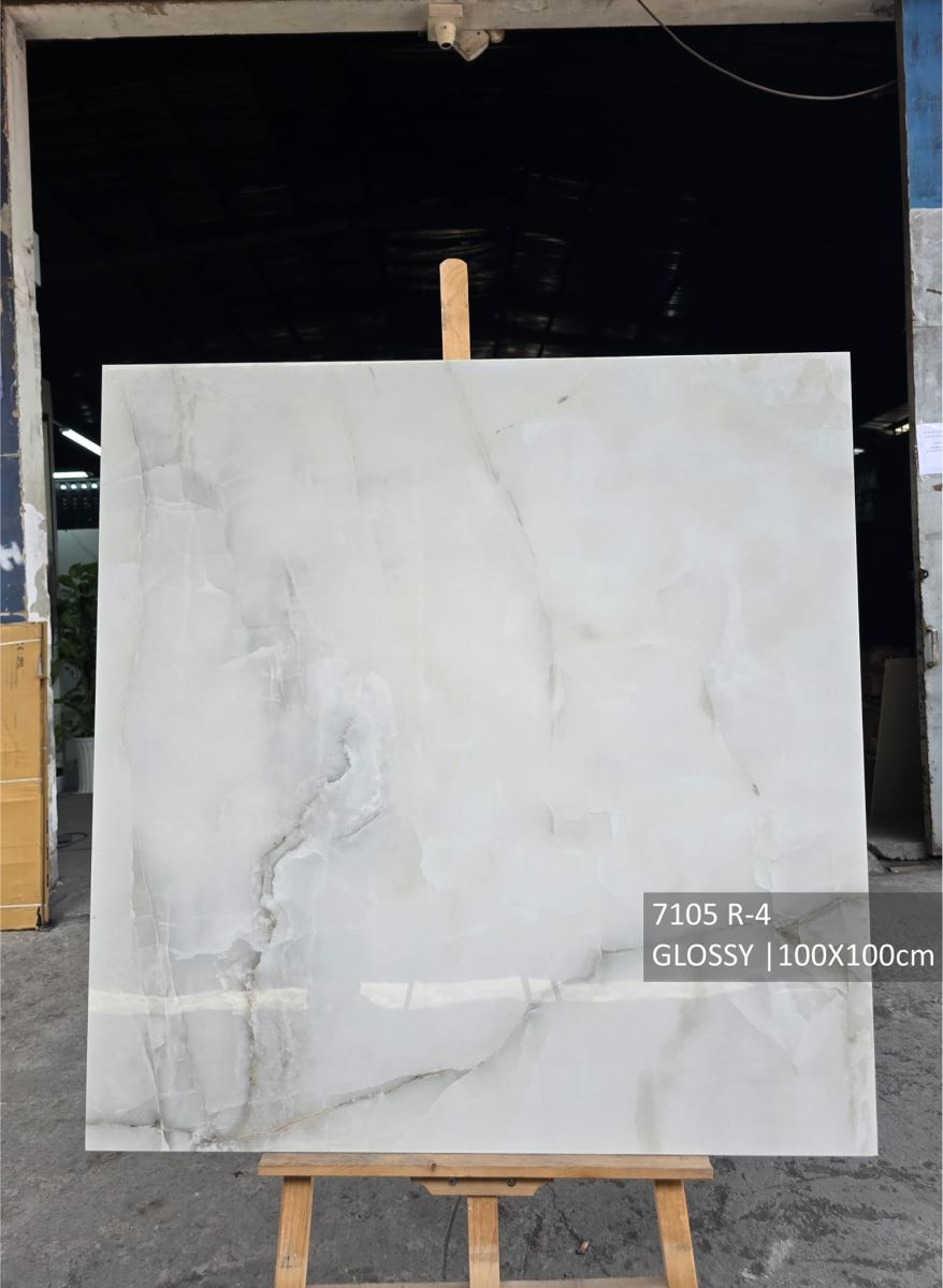 Gạch Ấn Độ 100x100 Aquarius Onyx Grey MTH 7105 5