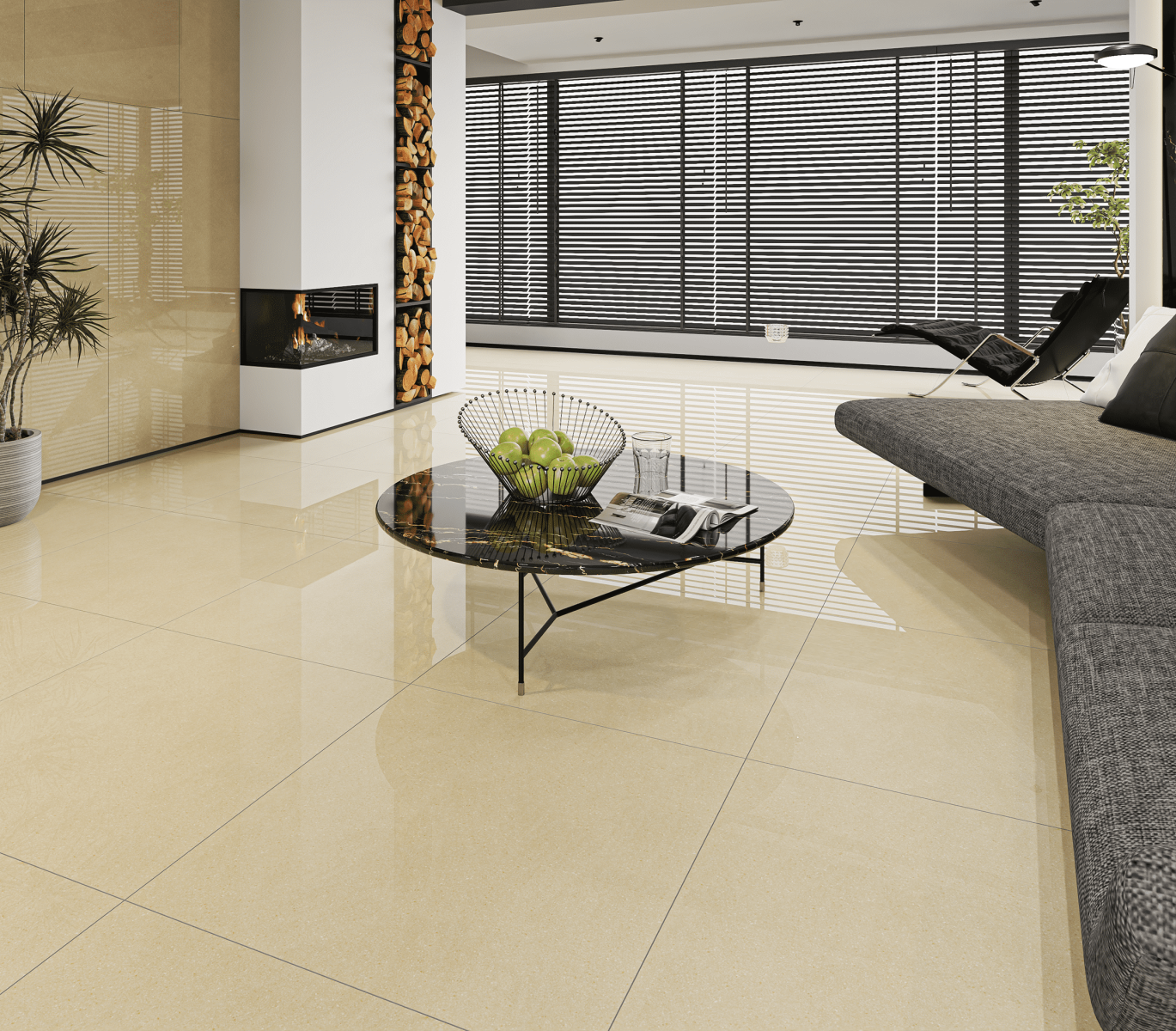 Gạch ốp lát 120x120 Trung Đô Slabtile TP513D12 Helix Gialla 3